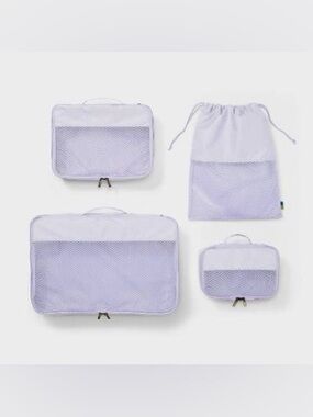 Open Story 4 Piece Packing Cube Set NWOT